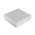 thumbnail image 6 of Prestige & Fancy Luxury Silver Jewelry Boxes, Cotton-Filled Cardboard Gift Boxes with Lids for Bracelets, Earrings, and Small Accessories, 3.5 x 3.5 x 1 in, 6-Pack, 6 of 8