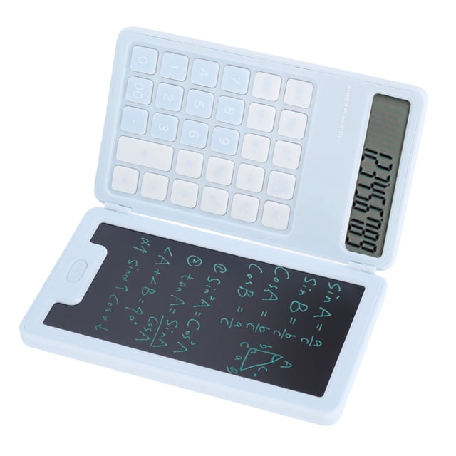 Calculadora Matemática, Calculadora Portátil Plegable Manuscrita Pantalla LCD Para El Hogar De La Escuela De Negocios