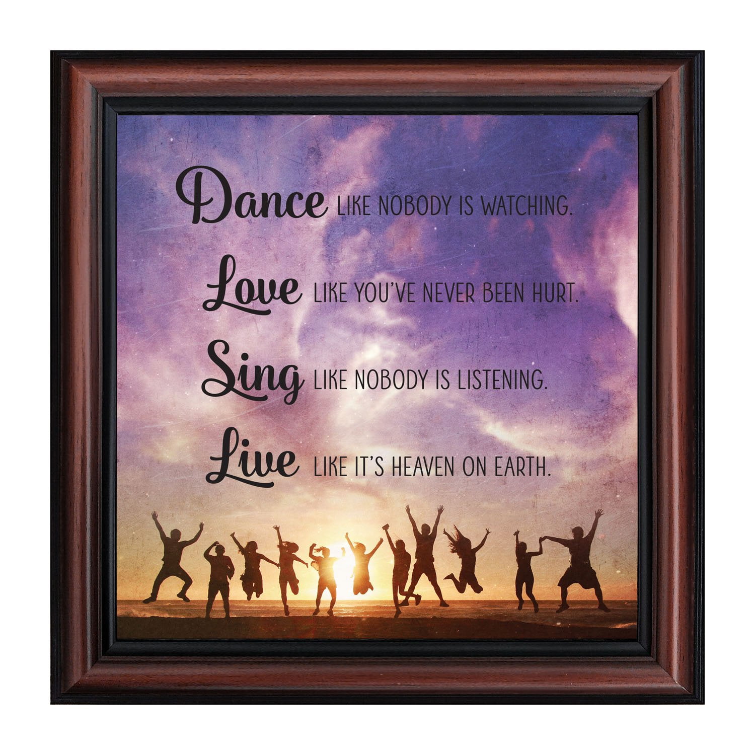 Dance Like Nobody is Watching, Mark Twain Motivational Wall Art ...
