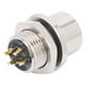 thumbnail image 3 of Conector a prueba de agua Panel roscado Zócalo de montaje frontal Accesorios de circuito eléctrico M12‑B‑S4, 3 of 8