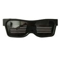 thumbnail image 4 of LED Glasses Customizable BT LED Glasses Colorful Light Glow Glasses DIY Messages 31 Animations 11 Pictures Music Mode Glow Toys for Party Rave Music Festival, 4 of 7