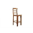 thumbnail image 6 of Hawthorne Collections Sante Fe Solid Sheesham Bar Stool in Brown (Set of 2), 6 of 15