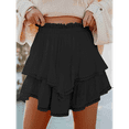 thumbnail image 5 of Boho Ruffle Tiered Skorts High Waist Mini Skirts, 5 of 6
