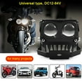thumbnail image 4 of sweethay 1 par de faros delanteros de motocicleta IP67 a prueba de agua disipación de calor unidad externa faro suministros de iluminación con tornillos Bombillas para automóviles sweethay VI015968-00B, 4 of 6