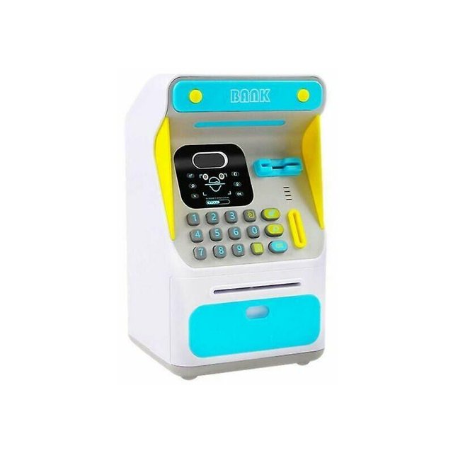 Reconocimiento facial Contraseña Desbloqueo Hucha Simulación Cajero automático Banco Seguro Hucha Juguetes para niños