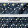 thumbnail image 2 of Soimoi Cotton Cambric Fabric Planet & Sun Galaxy Print Fabric by Yard 56 Inch Wide, 2 of 7