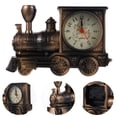 thumbnail image 2 of KAKOWELY Réveil Train Style Rétro de Luxe Réveil Nouveauté Unique Horloge de Table, 7.09x"X4.72"X2.17 Pouces, 2 of 4