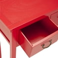 thumbnail image 5 of SAFAVIEH Cindy Console Table With Storage Drawers Red, 5 of 5