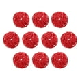 thumbnail image 1 of Unique Bargains 12 Pcs Wicker Rattan Balls 1.6 Inch Rattan Decorative Balls for Vase Fillers Home Decor Red, 1 of 5