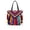 D, variant on Boho Crochet Tote Bag, Hollow Macrame Weave Bag with 3D Floral Inlay & Color Striped Fringe for Beach Vacation Daily Shopping