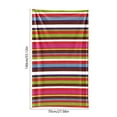 thumbnail image 2 of Microfiber Beach Towel - Super Absorbent, Thin, Compact & Portable Travel Towel for Pool, Beach, Picnic - Ideal for Adults, Men, Women & Kids - Lightweight & Quick-Drying, Multicolor Design, 2 of 6
