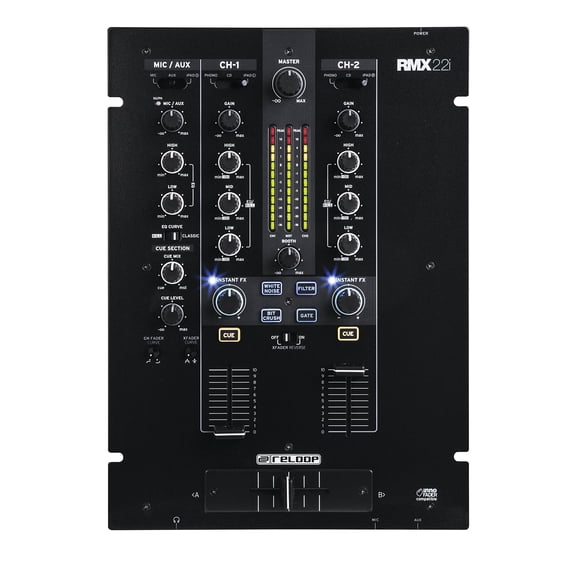 Reloop RMX-22I 2 1 Digital FX Mixer With iPad Split Connection