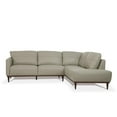 thumbnail image 2 of Sectional Sofa Airy Green Leather, 2 of 2
