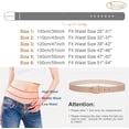 thumbnail image 6 of Women’s Leather Belts for Jeans Pants Fashion Ladies Belt with Gold Buckle, 6 of 8