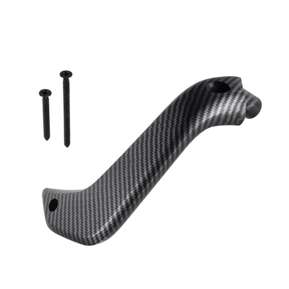 Unique Bargains 1PC Right Passenger Side Interior Door Pull Handle for Ford Fiesta 2011-2020 Carbon Fiber Pattern