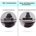 thumbnail image 3 of Modern stainless steel tabletop ashtray with lid for indoor or outdoor use, perfect for the home, 3 of 4