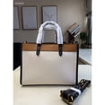 thumbnail image 3 of COACH C0777 Mujeres Bolsos Moda Clásico Todo Cuero Pequeño Bolso Tote Exquisito Combinado Tendencia 0777 089, 3 of 3