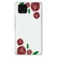 thumbnail image 1 of DistinctInk Clear Shockproof Hybrid Case for Google Pixel 4 (5.7" Screen) - TPU Bumper, Acrylic Back, Tempered Glass Screen Protector - Watercolored Roses, 1 of 1