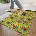 thumbnail image 4 of Highland Cow Sunflower Field Pattern Door Rugs,Washable Non Slip Door Mats Indoor,Decorative Door Mats,Entry Mat Indoor for Entrance,Bedroom,Kitchen,Bathroom,17"x30", 4 of 6
