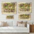 thumbnail image 4 of Designart 'Impression of Rustic Cottage In The Woods' Traditional Print on Natural Pine Wood, 4 of 5