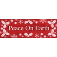 thumbnail image 2 of LaPoint, Annie 14x7 White Modern Wood Framed Museum Art Print Titled - Peace on Earth, 2 of 4