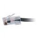C2G 14ft Cat6 Non-Booted UTP Unshielded Ethernet Network Patch Cable - Plenum CMP-Rated - Black - patch cable - 14 ft - black
