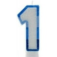 thumbnail image 1 of Apac Bougies Pailletées Numéro 1 (Lot de 6), 1 of 1