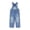 LightBlue-2817, variant on KIDSCOOL Baby Little Girl Boy Jean Bib Workwear Pants Cute Overalls,Light Blue,6-7 Years