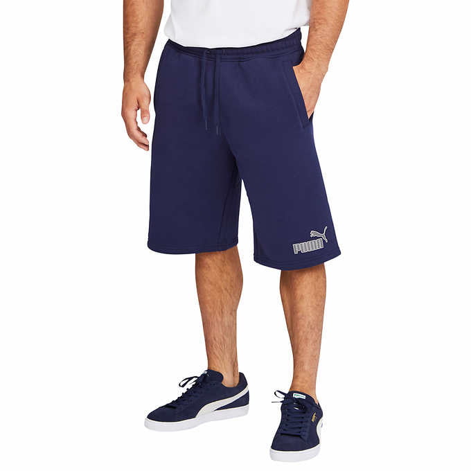 via hoofdpijn Vernederen PUMA Mens Fleece Shorts ( Blue, XX-Large) - Walmart.com