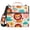 Cute Lion Sun Cloud, variant on 3 Ring Zipper Binder with Shoulder Strap Waterproof Trapper Keeper 2 Inch D-Ring 500 Sheets Capacity Cute Foxes Flower Leaf