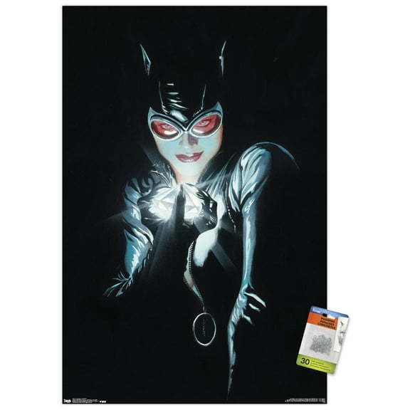 DC Comics - Catwoman - Portrait Wall Poster with Push Pins, 22.375" x 34"