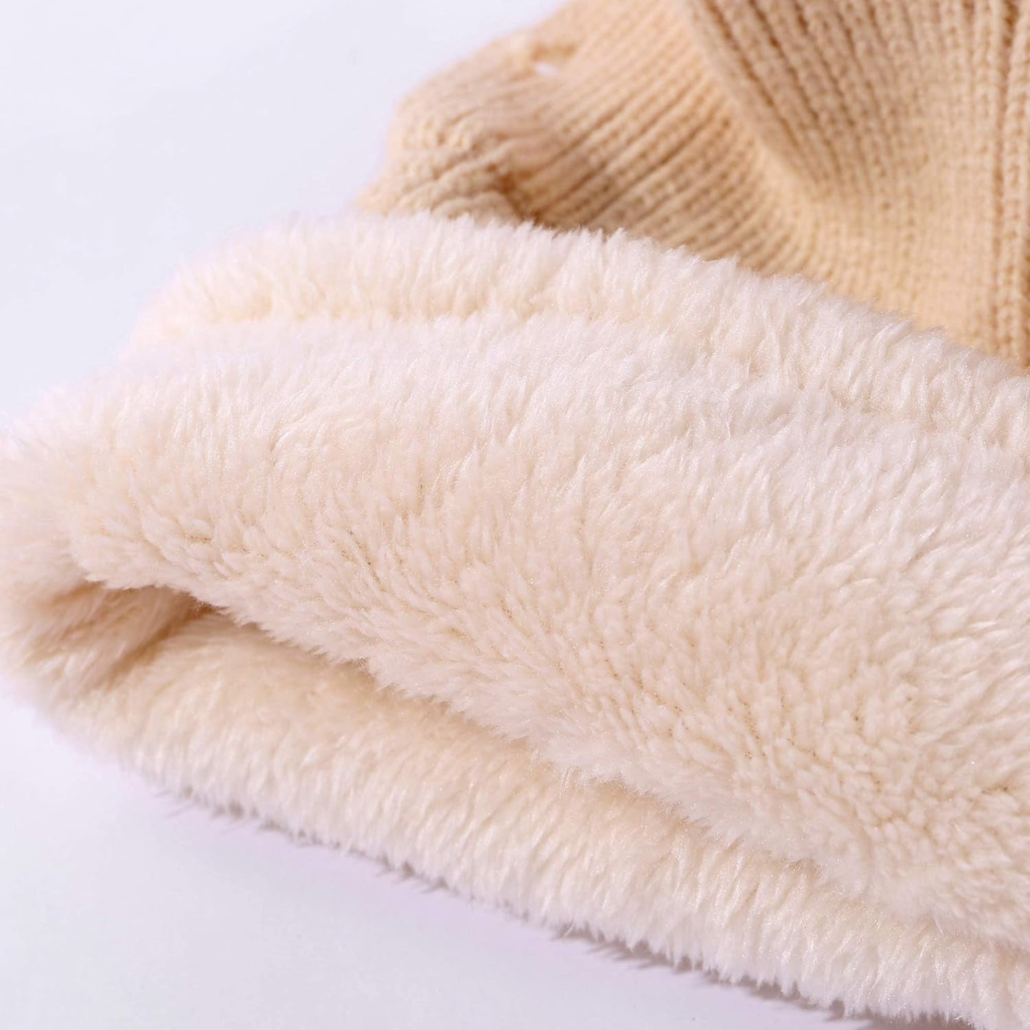 Zhengup Women Winter One Piece Beanie Hat Slouchy Fleece Balaclavas Face Mask Neck Scarf Set Earmuff Ski Snow Knit Hats