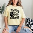 thumbnail image 2 of Funny Golf Themed Weapons of Grass Destruction, Butter Comfort Colors T-Shirt, Medium, 2 of 3