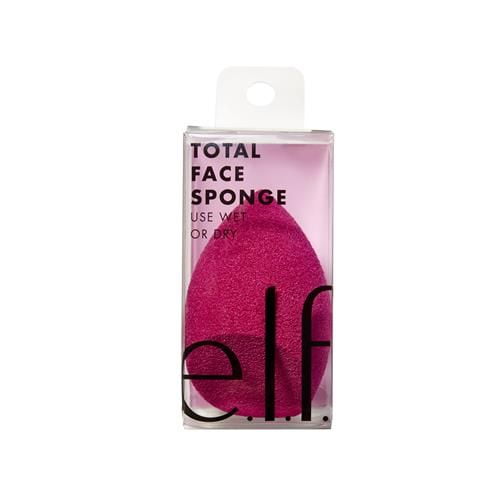 E.L.F. Total Face Blending Sponge, Latex-Free Makeup Sponge With Angled & Rounded Sides For Concealer Or Foundation, Vegan & Cruelty-Free, 1 Piece - Pack of 2