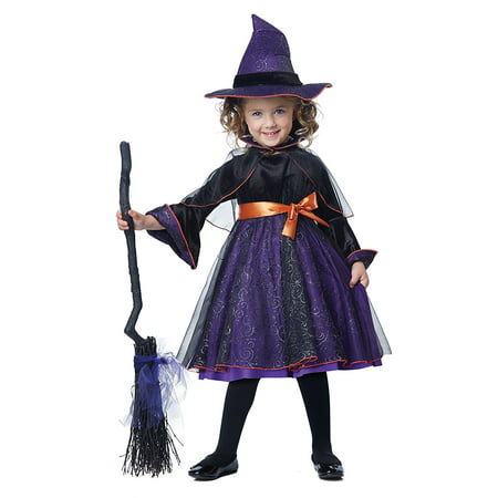Hocus Pocus Toddler Costume, Size 4-6, Item Includes: Dress, Capelette with Attached Collar and Hat By California Costumes