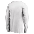 thumbnail image 3 of Men's White Chicago Bulls Alternate Team Logo Long Sleeve T-Shirt, 3 of 3