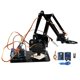 thumbnail image 2 of Kit de pinza de mecánico robótico ensamblado de 4 DOF con servo para frambuesa Soledad Brazo mecánico robótico, 2 of 5