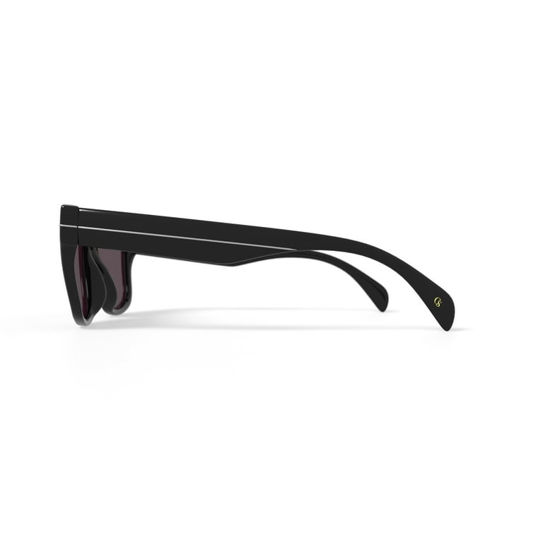 Christian Siriano Rx'able Womens Sunglasses, Kendall, Black, 55.5
