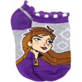 thumbnail image 2 of Disney Frozen 2 Elsa Anna Girls Toddler 5 Pack No-Show Socks Set F2116GNSZA, 2 of 6