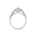 thumbnail image 2 of 14kt White Gold Oval Diamond Bridal Wedding Ring Band Set 2 Cttw, 2 of 4