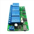 thumbnail image 2 of 5X AD22B04 Relé de 4 Canales DTMF Decodificador de Señal de Tono Módulo de Relé de Control Remoto 12 V CC para PLC Smart Home, 2 of 5