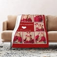 thumbnail image 5 of Personalised Blanket, Custom Blanket, Personalised Photo Blanket,Customized Flannel Blankets for Father, Mom, Lover, Kids, Friends, Pet, Birthday, Christmas - Personalised Gifts for Women Men., 5 of 6