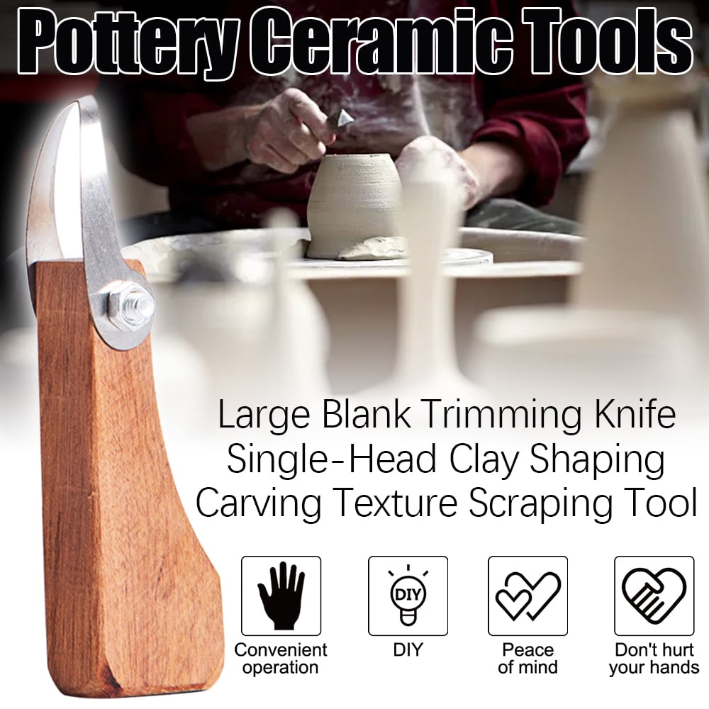 Shaping Carving Single-Head Clay Pottery Diy pottery tool Scraping Tool  Ceramic Tools Blank Knife Trimming Knife