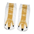 thumbnail image 4 of Calcetines de pies de pollo calcetines blandos portátiles para el regalo de cumpleaños de la boda del festival Amarillo, 4 of 8