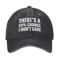 thumbnail image 3 of WMNTST Unisex Baseball Caps Letter Print Distressed Washed Curved Brim Cap Classic Everyday Wear Hat, 3 of 3