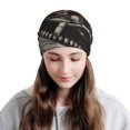 thumbnail image 6 of Pofeuu Vintage Ram Pilot Print Multifunction Beanie Hat for Men Women Fashion Scarf Soft Stretch Skull Cap, 6 of 8