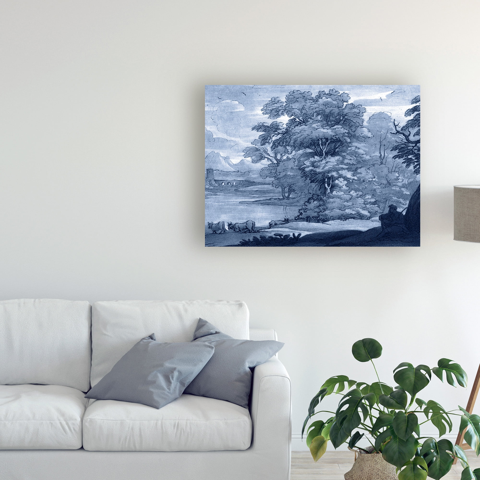 Trademark Fine Art 'UA CH Pastoral Toile II' Canvas Art by Claude Lorrain
