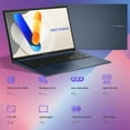 thumbnail image 2 of ASUS Vivobook 17.3” FHD IPS Windows 11 Pro Laptop, Intel Core i3-1215U, 16GB RAM, 512GB SSD, Blue, 2 of 6