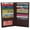 Burgundy, variant on Genuine Leather Mens Long ID 19 Credit Card Security Wallet RFID Blocking