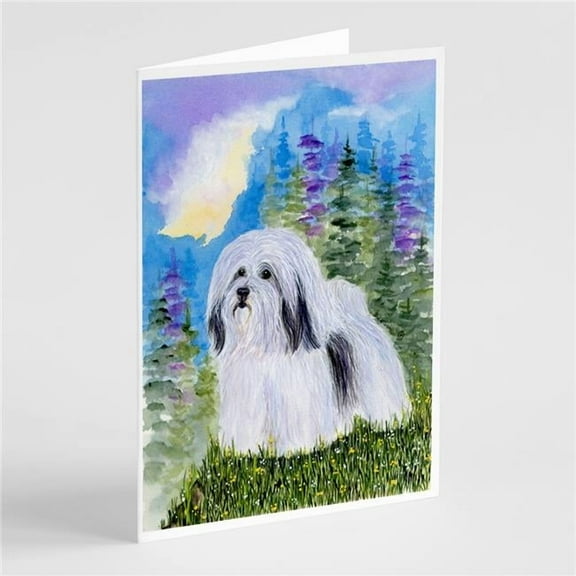 Havanese Greeting Cards and Envelopes Pack of 8